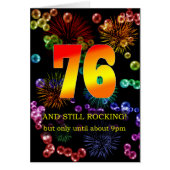 76e verjaardag nog steeds springend (Voorkant)