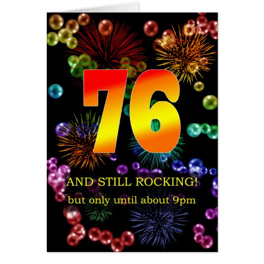 76e verjaardag nog steeds springend (Voorkant)