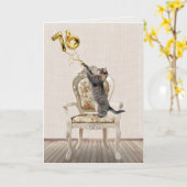 76e verjaardag van de ballonnen en de kat van de t kaart (Gele Bloem)