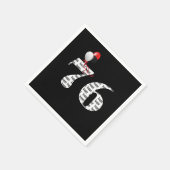 76e Verjaardagsfeestballonnen Servet (Hoek)