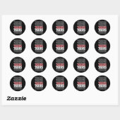 76ers ronde sticker (Vel)