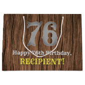 76ste verjaardag: Country Western geïnspireerd uit Groot Cadeauzakje (Voorkant)