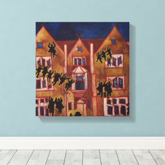 770 Beis Chayenu Canvas Afdruk (Insitu (Houten vloer))