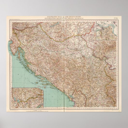 7778 Joegoslavië Poster (Voorkant)