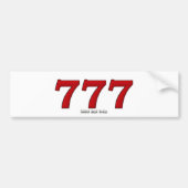 777 BUMPERSTICKER (Voorkant)