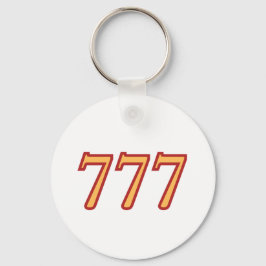777 Engel Nummer Geluk Sleutelhanger