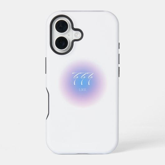777 geluk iPhone 16 hoesje (Achterkant)