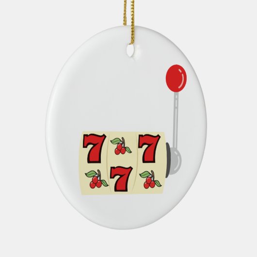 777 Jackpot Keramisch Ornament (Rechts)