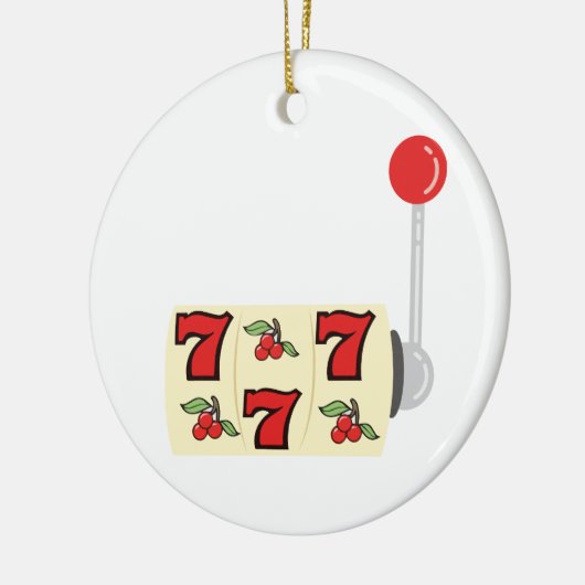 777 Jackpot Keramisch Ornament (Links)