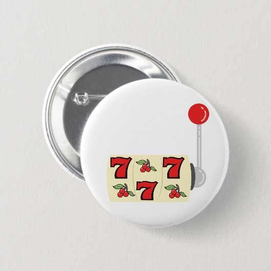 777 Jackpot Ronde Button 5,7 Cm (Voorkant /achterkant)