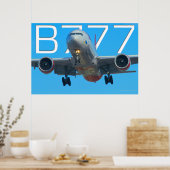 777 LUCHTVAARTMAATSCHAPPIJ POSTER (Keuken)