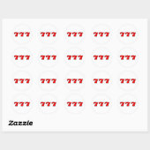 777 RONDE STICKER (Vel)