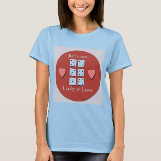777 Wedding - Geweldig T-Shirt voor bruid (Voorkant)