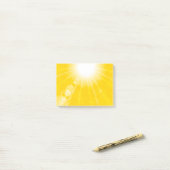 7781Sun-achtergrond Post-it® Notes (Op bureau)