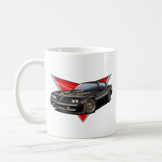 77-78 Black Firebird Koffiemok (Links)