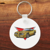 77-78 Gouden Firebird Sleutelhanger (Voorkant)