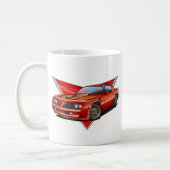 77-78 Red Firebird TA Koffiemok (Links)