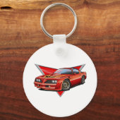 77-78 Red Firebird TA Sleutelhanger (Voorkant)