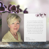 77 & Fabulous Orchid Photo Birthday Greeting Card Kaart