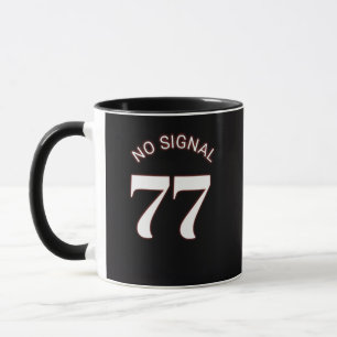 77 Geen Signaal Zwarte Mok