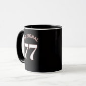 77 Geen Signaal Zwarte Mok (Voorkant links)