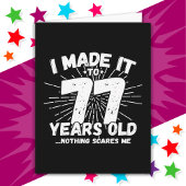 77 Jaar Oud Sarcastisch Meme Grappige 77e Verjaard Kaart