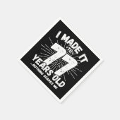 77 Jaar Oud Sarcastisch Meme Grappige 77e Verjaard Servet (Hoek)