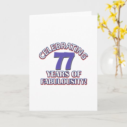 77 jaar oude design kaart (Gele Bloem)