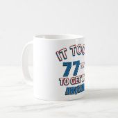 77 jaar oude design koffiemok (Voorkant links)
