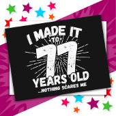 77 Jaar Oude Sarcastische Meme Leuk 77ste Verjaard Briefkaart