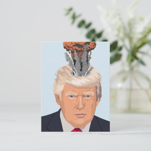 77 Minuut Briefkaart met braindrain (Staand voorkant)