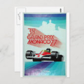 77 monoco grand prix briefkaart (Voorkant / Achterkant)