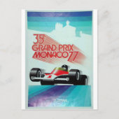 77 monoco grand prix briefkaart (Voorkant)