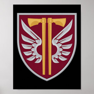 77e Airmobiele Brigade (Oekraine) V2 Oekraïense Mi Poster