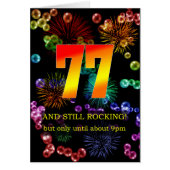 77e verjaardag nog steeds in opstand (Voorkant)