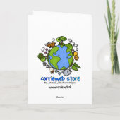 77e verjaardag - Penguin Surprise Card Kaart (Achterkant)