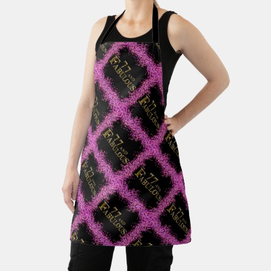 77e verjaardag schort (Insitu)