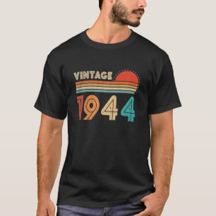 77th Birthday Gift - 1944 Retro Bday 77 Ye T-shirt