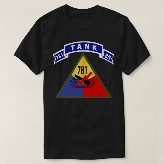 781e tankbataljon met Tab X T-shirt (Design voorkant)