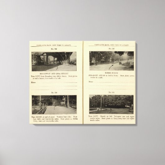 78689 Broadway & 230th St Dobbs Ferry Canvas Afdruk (Voorkant)