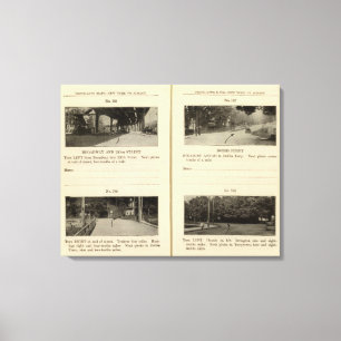 78689 Broadway & 230th St Dobbs Ferry Canvas Afdruk