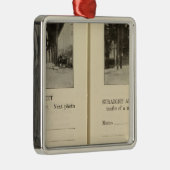 78689 Broadway & 230th St Dobbs Ferry Metalen Ornament (Rechts)