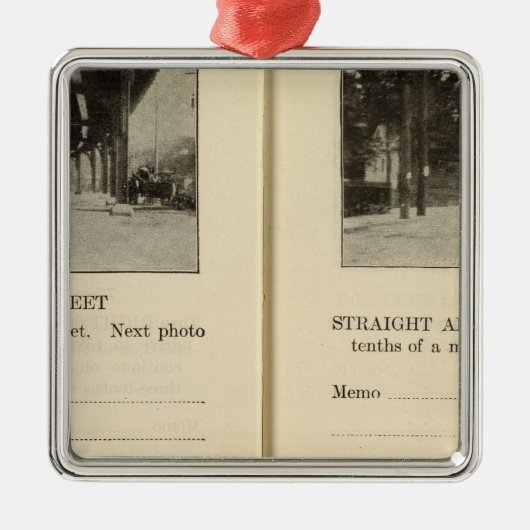 78689 Broadway & 230th St Dobbs Ferry Metalen Ornament (Voorkant)