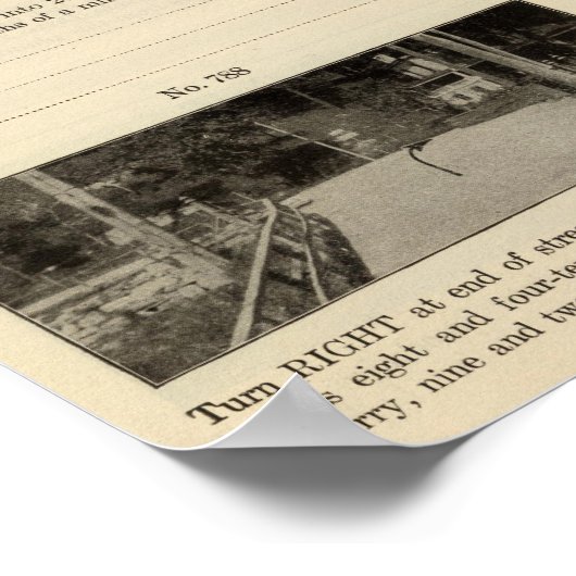 78689 Broadway & 230th St Dobbs Ferry Poster (Hoek)