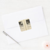 78689 Broadway & 230th St Dobbs Ferry Vierkante Sticker (Envelop)