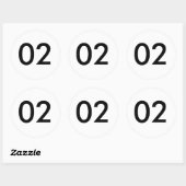 78702 RONDE STICKER (Vel)