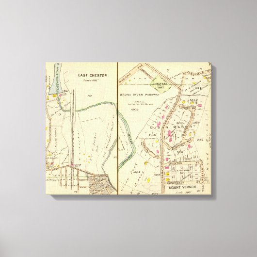 7879 Oost Chester, Mt Vernon Canvas Afdruk (Voorkant)