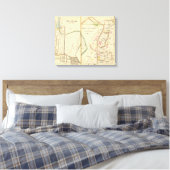 7879 Oost Chester, Mt Vernon Canvas Afdruk (Insitu (Slaapkamer))