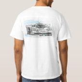 787B LeMans-auto T-shirt (Achterkant)