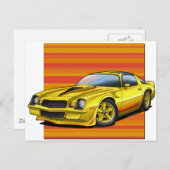 78-81 Camaro Briefkaart (Voorkant / Achterkant)